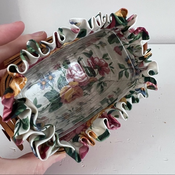 Longaberger 1997 Horizon of Hope Breast Cancer basket with accessories - Picture 8 of 11